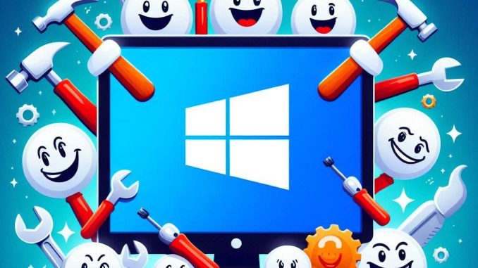 humorous image of Windows 11 optimization